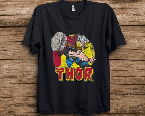 Marvel Mighty Thor Hammer Throw Thor Love and Thunder Unisex T-Shirt