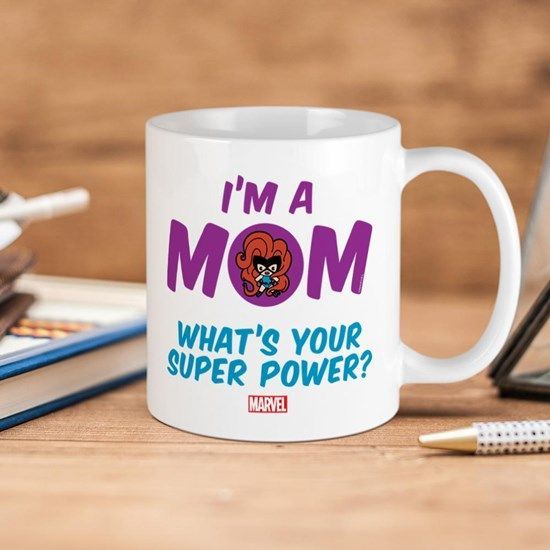 Marvel Mom Medusa I Am A Mom What’s Your Super Power Premium Sublime Ceramic Coffee Mug White