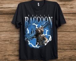 Marvel Rocket Raccoon In The Guardians of the Galaxy Unisex T-Shirt