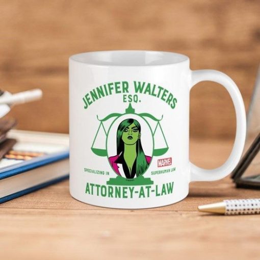 Marvel She Hulk Jennifer Walters Attorney At Law Premium Sublime Ceramic Coffee Mug White