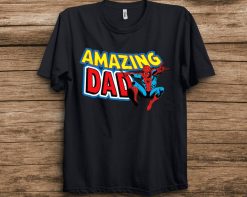 Marvel Spider-Man Amazing Dad Comic Book T-Shirt