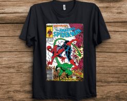 Marvel Spider-Man Classic Retro Comic Scorpion Cover T-Shirt