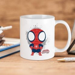 Marvel Spiderman Mini Premium Sublime Ceramic Coffee Mug White