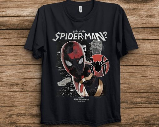 Marvel Spider-Man No Way Home Who Is Spider-Man T-Shirt