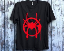 Marvel Spider-Man Spiderverse Miles Symbol Tag T-Shirt