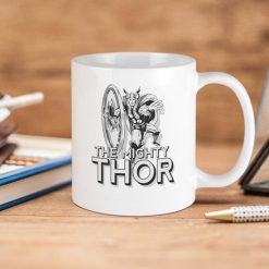 Marvel The Mighty Thor Premium Sublime Ceramic Coffee Mug White