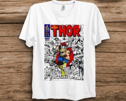 Marvel The Mighty Thor Retro Classic Comic T-Shirt