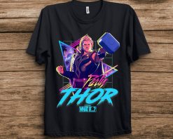 Marvel Thor Geometric Poster Thor Love and Thunder Unisex T-Shirt