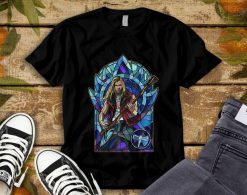 Marvel Thor Love and Thunder Thor Stained Glass Rocker Shirt