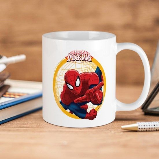 Marvel Ultimate Spider Man Premium Sublime Ceramic Coffee Mug White