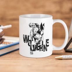 Marvel Wolverine Premium Sublime Ceramic Coffee Mug White