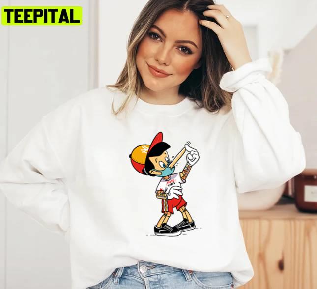 Mask Pinocchio Disney Design Unisex Sweatshirt