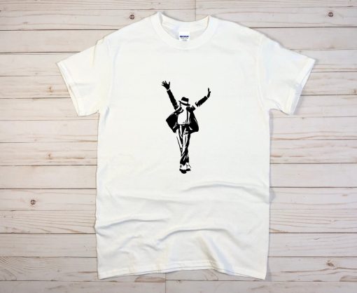 Michael Jackson Moonwalk Black Art Unisex T-Shirt