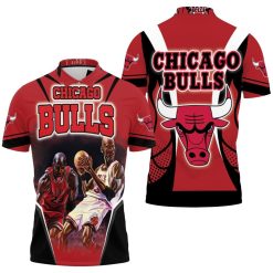 Michael Jordan 23 Chicago Bulls Caricature Style Polo Shirt All Over Print Shirt 3d T-shirt