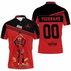 Michael Jordan 23 Chicago Bulls Standings Personalized Polo Shirt Model A32004 All Over Print Shirt 3d T-shirt