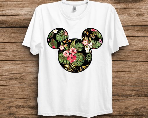 Mickey Mouse Tropical Fill Disney Unisex T-Shirt