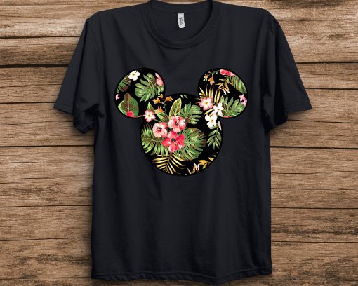 Mickey Mouse Tropical Fill Disney Unisex T-Shirt