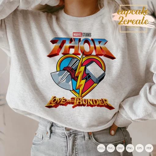 Mighty Thor Jane Thor Love And Thunder 2022 Movie Unisex Sweatshirt