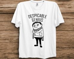 Minions The Rise Of Gru Despicable Genius Outline Unisex T-Shirt