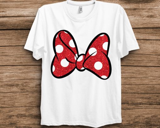 Minnie Mouse Big Bow Disney Unisex T-Shirt