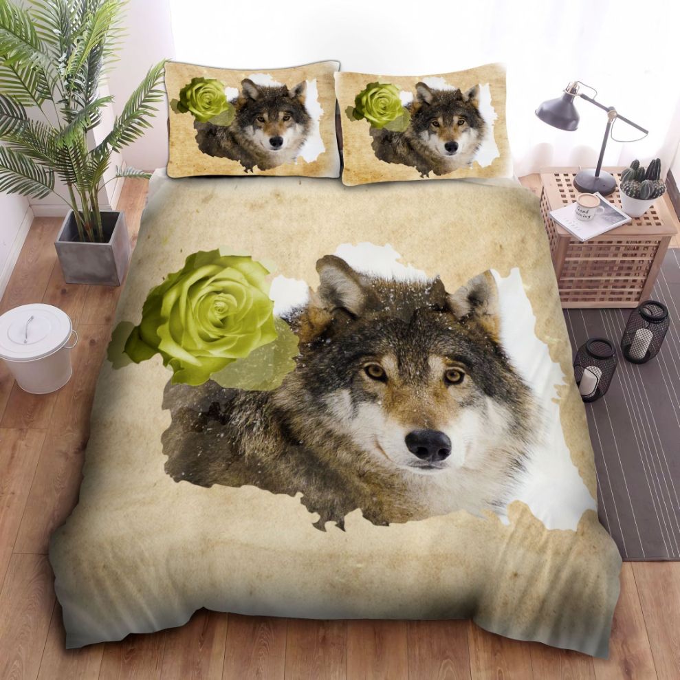Mirage Wolf Cotton Bedding Sets