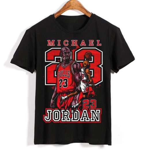 Mj In Red Art Chicago Bulls Michael Jordan Unisex T-Shirt