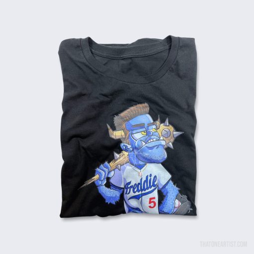 Monster Freddie Adult Baseball La Unisex T-Shirt