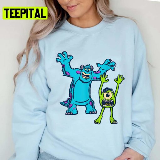 Monsters University Sulley And Mike Monsters Inc Cartoon Pixar Unisex T-Shirt