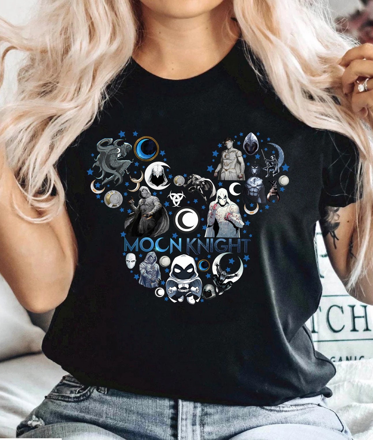 Moon Knight Mickey Marvel Unisex T-Shirt
