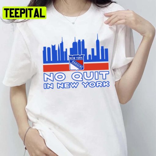 Motivation Design Blue No Quit In New York Trending 2022 Unisex T-Shirt