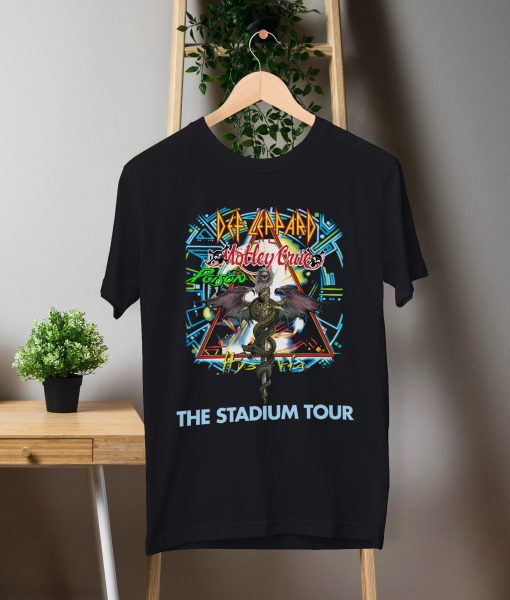 Motley Crue The Stadium Tour 2022 Poison The Blackhearts Concert Tour Unisex T-Shirt