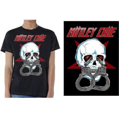 Motley Crue Unisex Tee Skull Cuffs 2 Unisex T-Shirt