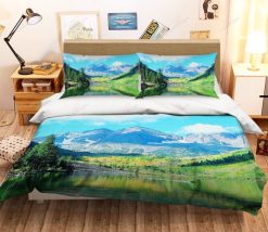 Mountain View Lake Bedding Set