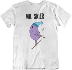 Mr Skier Skiing Fathers Day Unisex T-Shirt