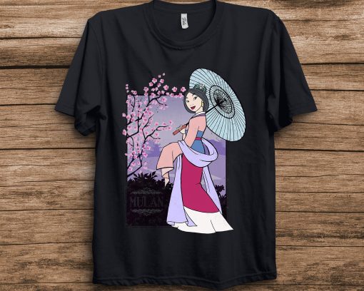 Mulan Honor To Us All Cherry Blossoms Disney Unisex T-Shirt