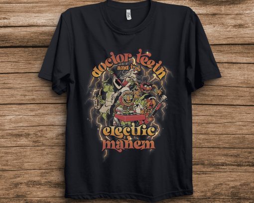 Muppets Doctor Teeth And The Electric Mayhem Poster Disney Unisex T-Shirt