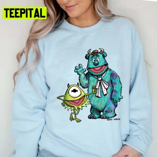 Muppets Inc Monsters Inc Cartoon Pixar Unisex T-Shirt