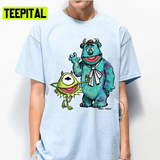 Muppets Inc Monsters Inc Cartoon Pixar Unisex T-Shirt