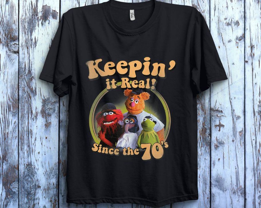 Muppets Keepin It Real Graphic Vintage Best Gift  Unisex Gift T-Shirt
