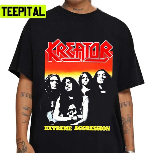 Music Kreator Retro Rock Band Unisex T-Shirt