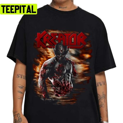 Music Logo Kreator Retro Rock Band Unisex T-Shirt