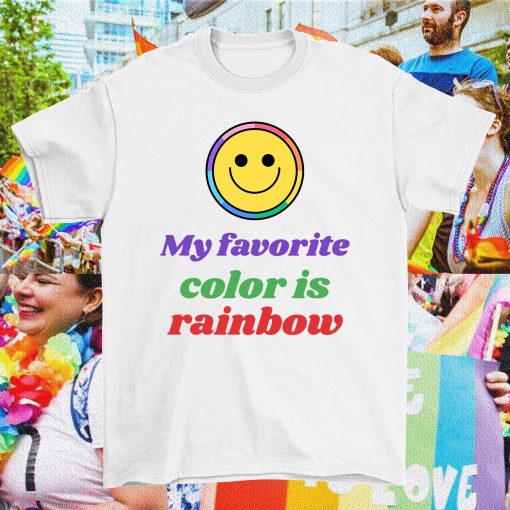 My Favourite Colour Is Rainbow Bisexual Pride Lgbt Pride Month Unisex T-Shirt