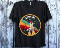 Nasa Flying Logo Vintage Unisex Gift T-Shirt