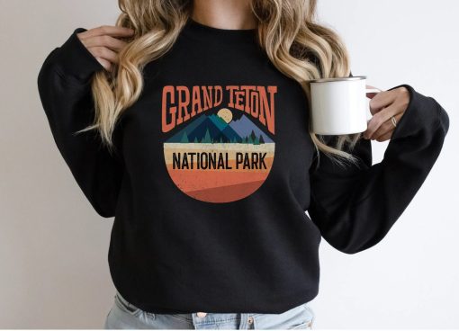 National Park Shirt Grand Teton Unisex Sweatshirt