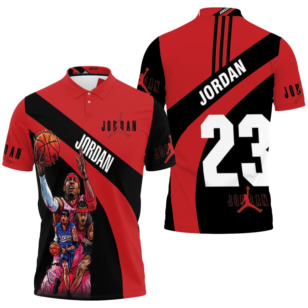 Nba Legend Michael Jordan Chicago Bulls 23 Polo Shirt All Over Print Shirt 3d T-shirt
