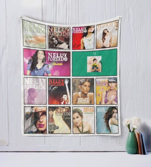 Nelly Furtado Quilt Blanket