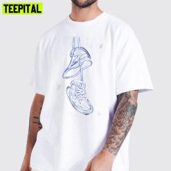 Neon Jordan Art Unisex T-Shirt