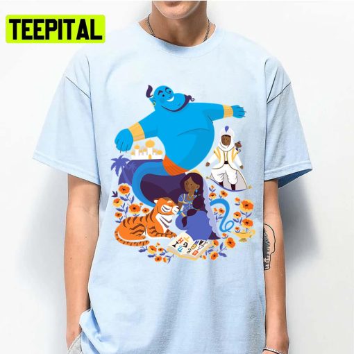 New Design Of Aladdin Disney Cartoon Unisex T-Shirt