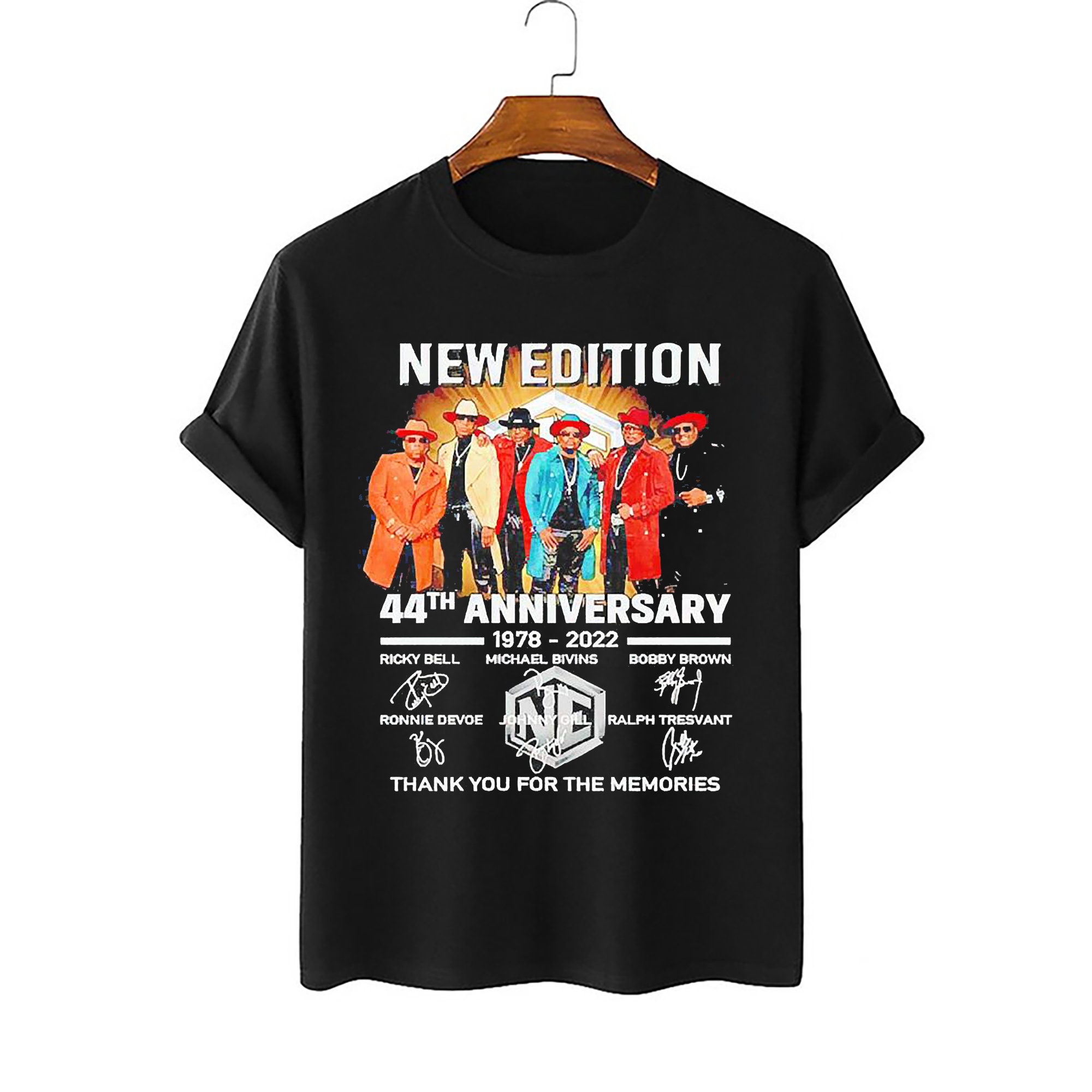 New Edition 44th Anniversary 1978 2022 Thank You For The Memories Unisex T-Shirt