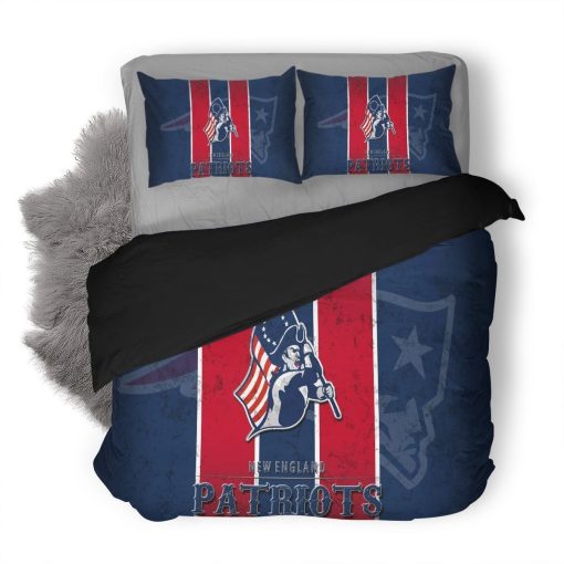 New England Patriots Logo 3d Printed Bedding Set